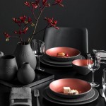 Ваза Perle 20 cм Manufacture Collier Noir Villeroy & Boch Ваза Perle 20 cм Manufacture Collier Noir Villeroy & Boch